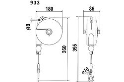 Enrouleurs auto pour tuyaux à air comprimé 