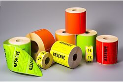 Etiquettes adhésives - Pastilles pré-imprimées