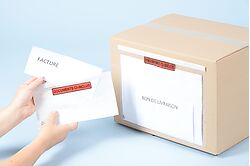 Pochettes adhésives porte-document