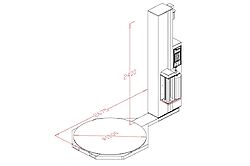 Banderoleuse à plateau semi-automatique RS 300